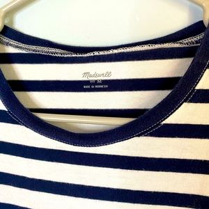 Navy stripe Madewell shirt